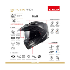 Casco Moto Rebatible Ls2 Ff324 - comprar online