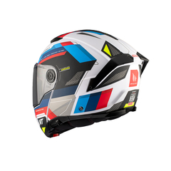 Imagen de Casco Moto Rebatible Mt Atom 2 Tricolor Brillante