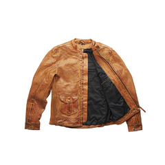 Campera Moto Cuero Fuel Bourbon en internet