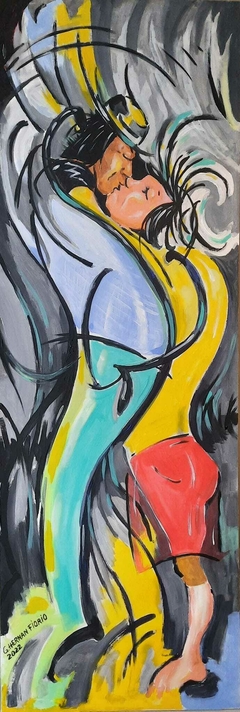 1-EL BESO DEL GAUCHO- 185x65 cm