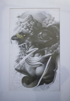 El ojofante / grafito sobre papel / 50 x 70 cm / $35.000