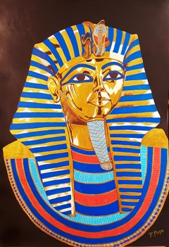 Egipto / laminas en papel Canson de 35 x 50 cm, pintura acrílica.