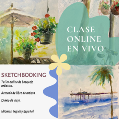 Taller de sketchbook / Por Minnie Valero / Online / en vivo - Aura Arte