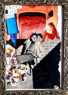 ADICTO A LAS ARTES / Técnica: collage / Medida 38 cm x 28 cm / Valor $18.000 ARS