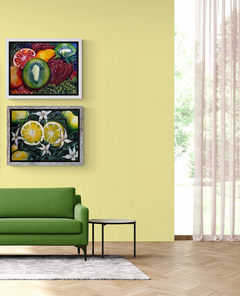 I frutti mediterranei / Acrílico sobre tela / 80 x 60 cm - comprar online