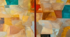 Composición ocre-gris 12-13 / Óleo/tela/ 100 x 180 cm/ 2012-2013/ 3,500 USD