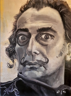Dalí / Óleo sobre lienzo en bastidor / 70 x 50 cm