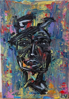 The man with the hat / Acrílico / 20 x 30 cm / USD 250