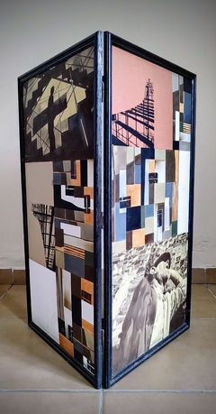 cuadros objetos / mixed media sobre placa de mdf / 45x78x40 cm y 40x60x38 cm / - Aura Arte