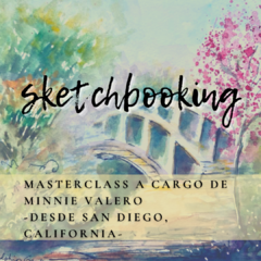 Taller de sketchbook / Por Minnie Valero / Online / en vivo