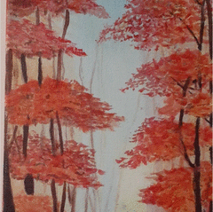 OTOÑO / Acrílico sobre tela / 20x25 cm