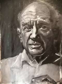 Picasso / Óleo sobre papel imprimado / 35 x 25 cm