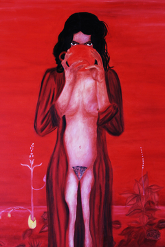 Retrato de Alexandra / óleo sobre lienzo / 80 x 100 cm