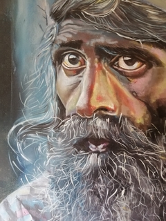 Sadhu / Óleo sobre lienzo en bastidor / 70 x 50 cm