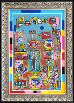 The circus around us / 36" x 24L x 1"D / USD 1200