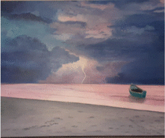 TORMENTA / Acrílico sobre tela / 50x70 cm