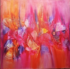 "Afterglow " / Óleo sobre lienzo / 40 x 60 cm / 2022