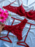 Conjunto Jullie + cinta liga (vermelho) - comprar online