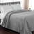 Manta de Cama Queen Fleece Filipa Adomes Cinza