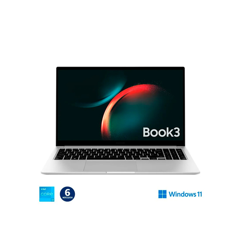 Notebook Samsung Book3 Core I3 8/256GB Silver