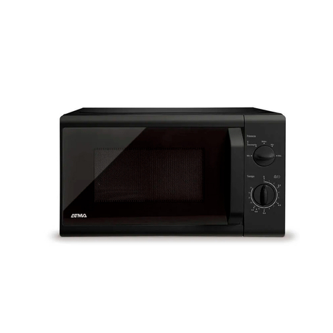 Microondas Atma 20 Lts Rotativo Negro 700W