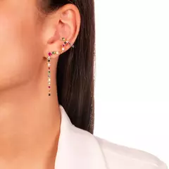 Brinco Ear Line Micro Zircônia. - comprar online