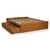 Cama box sommier 2 plazas.