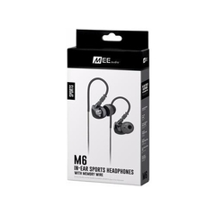 MEE AUDIO M6 BLACK Auricular Inear + ESTUCHE DE REGALO - tienda online