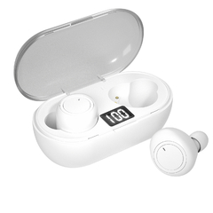 Tws fones de ouvido bluetooth verdadeiro fone de ouvido estéreo sem fio display led graves profundos in-ear fones com microfone na internet