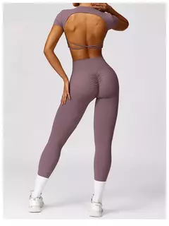 Leggings esportivos sem costura para mulheres, cintura alta, calças de ioga, academia - comprar online