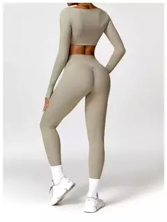 Imagem do Leggings esportivos sem costura para mulheres, cintura alta, calças de ioga, academia