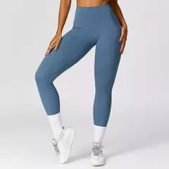 Leggings esportivos sem costura para mulheres, cintura alta, calças de ioga, academia