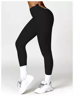 Imagem do Leggings esportivos sem costura para mulheres, cintura alta, calças de ioga, academia