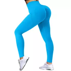 Calças de Yoga de Cintura Alta Sem Costura para Mulheres, Leggings De Ginástic