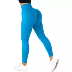 Imagem do Calças de Yoga de Cintura Alta Sem Costura para Mulheres, Leggings De Ginástic