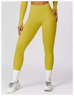 Imagem do Leggings esportivos sem costura para mulheres, cintura alta, calças de ioga, academia