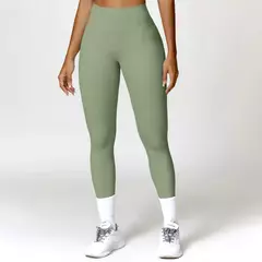 Leggings esportivos sem costura para mulheres, cintura alta, calças de ioga, academia