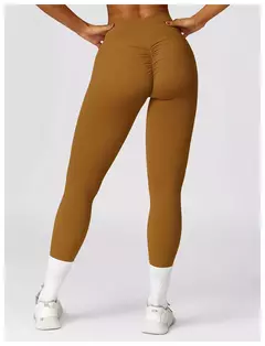 Imagem do Leggings esportivos sem costura para mulheres, cintura alta, calças de ioga, academia