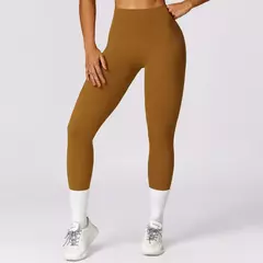 Leggings esportivos sem costura para mulheres, cintura alta, calças de ioga, academia