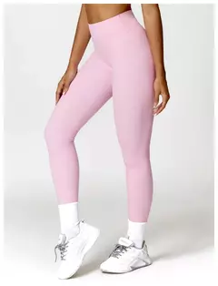 Leggings esportivos sem costura para mulheres, cintura alta, calças de ioga, academia - fitcute