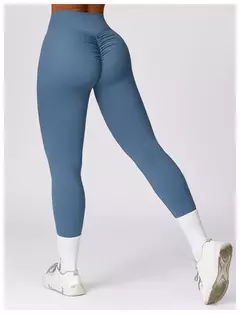 Leggings esportivos sem costura para mulheres, cintura alta, calças de ioga, academia - comprar online