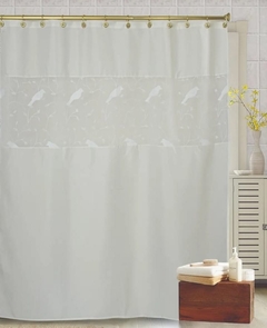 Cortinas de baño bordadas - comprar online