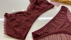 Conjunto Cropped Todo Canto Marsala na internet