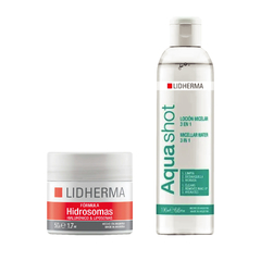 COMBO CREMA HIDROSOMAS + AQUASHOT LOCIÓN MICELAR