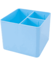 Porta Objetos Dello com 3 Divisórias Azul