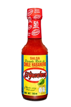 Salsa habanero roja