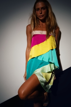 Vestido Cores Curto - comprar online