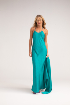 Vestido Slip Verde on internet