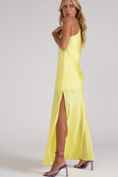 Vestido Slip Amarelo en internet