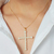 Cordão crucifixo pérola hs - comprar online